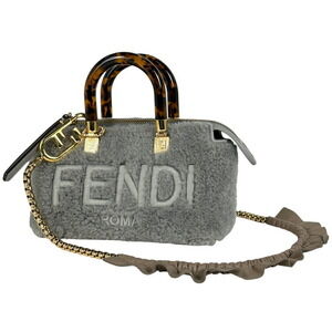 Fendi By The Way Handbag Shoulder Bag Demi Gray